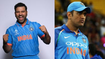 Rohit Sharma leaves behind MS Dhoni to become second oldest skipper to spearhead India in World Cup India's skipper Rohit Sharma (left) and former India captain MS Dhoni in this frame