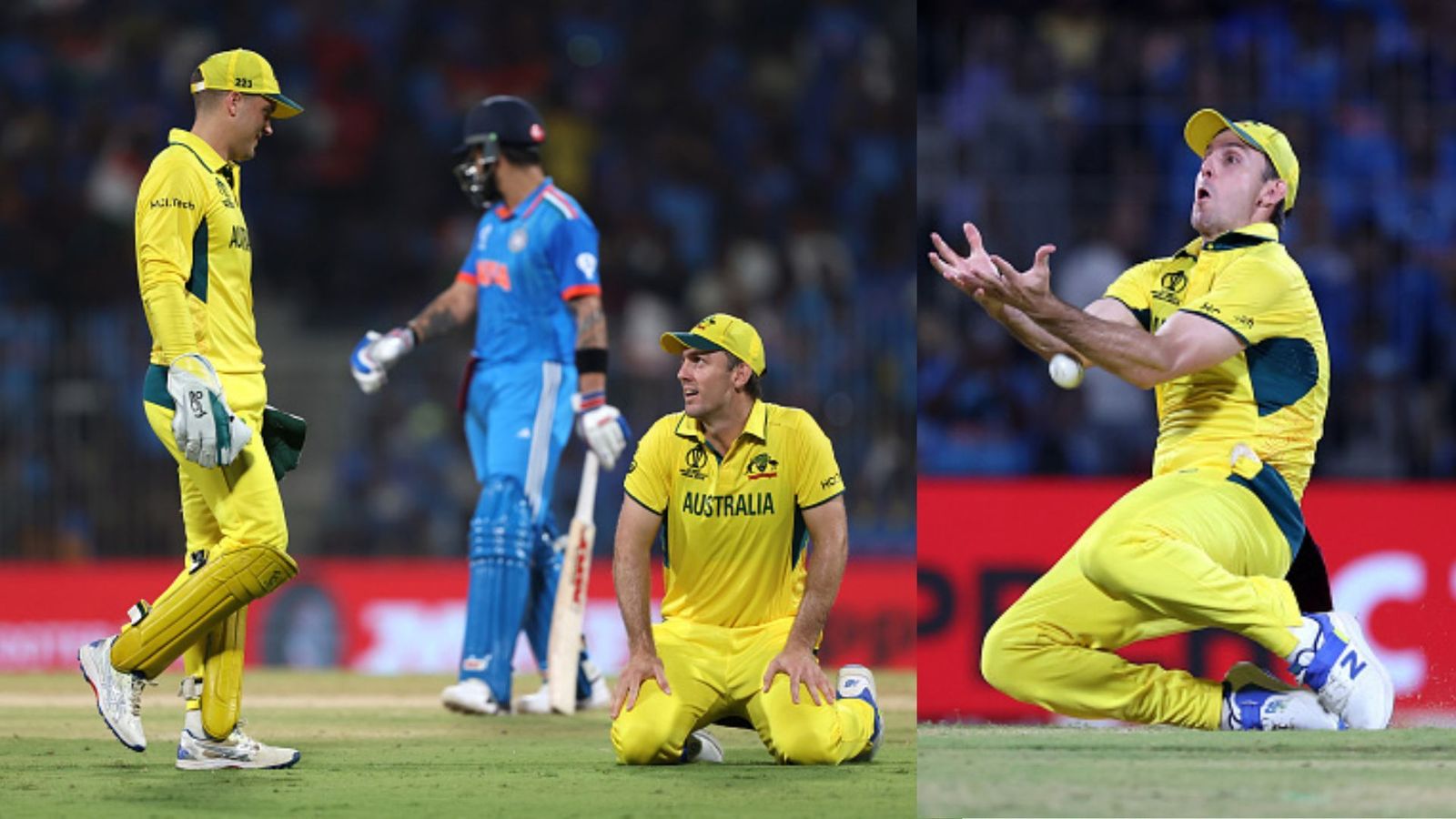 'Literally ran outside the dressing room!' — R Ashwin recounts frightening moment Virat Kohli almost lost his wicket during India's astonishing chase vs Australia Australia's Mitchell Marsh after dropping Virat Kohli.