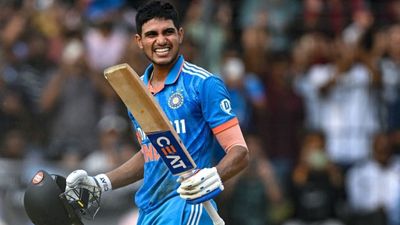 Selection committee shortlists two openers as Shubman Gill's replacement, call on Indian batter's participation in ODI World Cup to be taken soon - Report India's Shubman Gill celebrates after scoring a century (100 runs) during the second one-day international (ODI) cricket match between India and Australia at the Holkar Cricket Stadium in Indore on September 24, 2023.