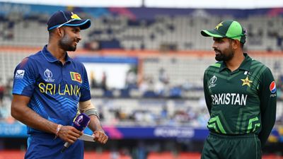 ODI World Cup 2023, PAK vs SL: Sri Lanka boosted by Maheesh Theekshana's return, to bat first; Pakistan drop Fakhar Zaman for Abdullah Shafique Dasun Shanaka of Sri Lanka and Babar Azam of Pakistan interact following the coin toss prior to the ICC Men's Cricket World Cup India 2023 between Pakistan and Sri Lanka at Rajiv Gandhi International Stadium on October 10, 2023 in Hyderabad, India.