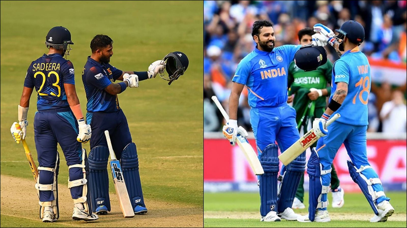 Mendis, Samarawickrama toy with Babar's bowlers, break India's record for highest score against Pakistan in World Cup history Sadeera Samarawickrama and Kusal Mendis (Getty Images)