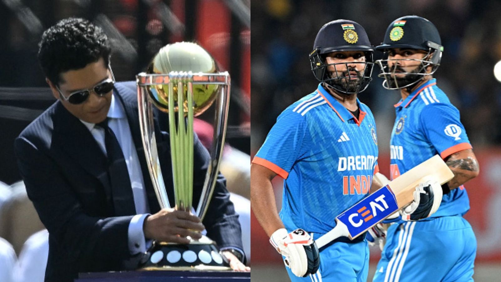 Sachin Tendulkar names Ravichandran Ashwin as one Indian cricketer in World Cup squad who 'will fight till last delivery' Sachin Tendulkar (L) and Rohit Sharma and Virat Kohli (R).