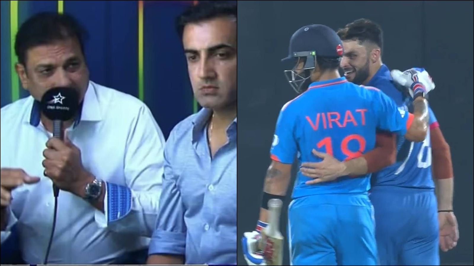 Ravi Shastri delighted to see Virat Kohli and Naveen-ul-Haq end conflict, says 'six months down the side, they both realised...' Ravi Shastri in the commentary box talking about Virat Kohli and Naveen-ul-Haq (Screengrab: Hotstar)