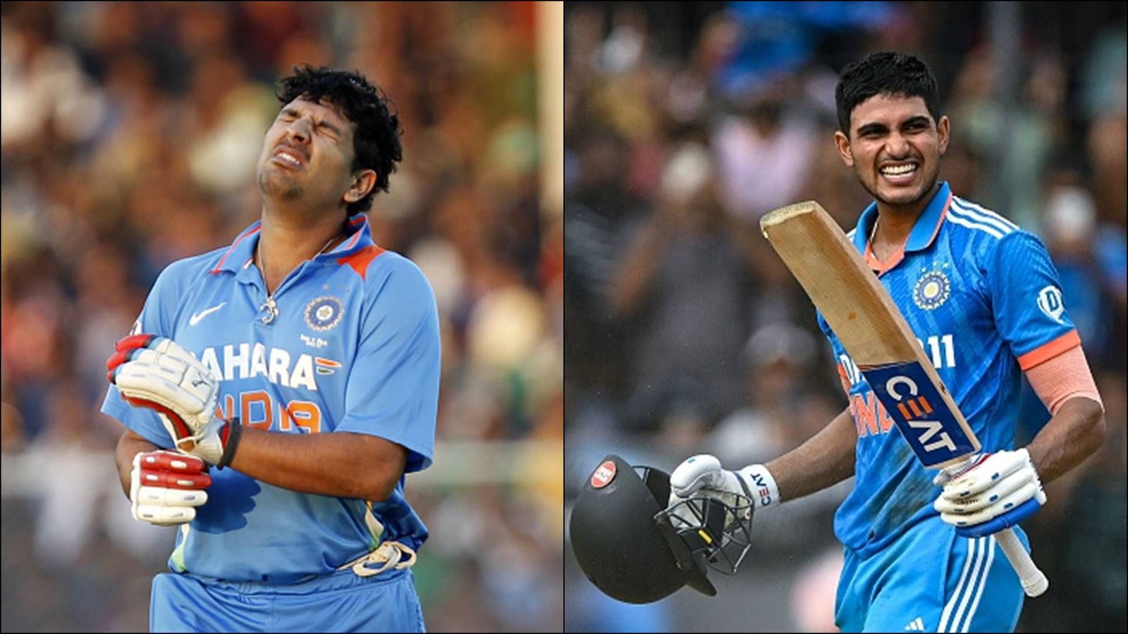 'Shubman Gill ko maine tagda kar diya hai': Yuvraj Singh inspires Indian opener to overcome dengue with his 2011 World Cup story Yuvraj Singh and Shubman Gill (File Photo: Getty Images)