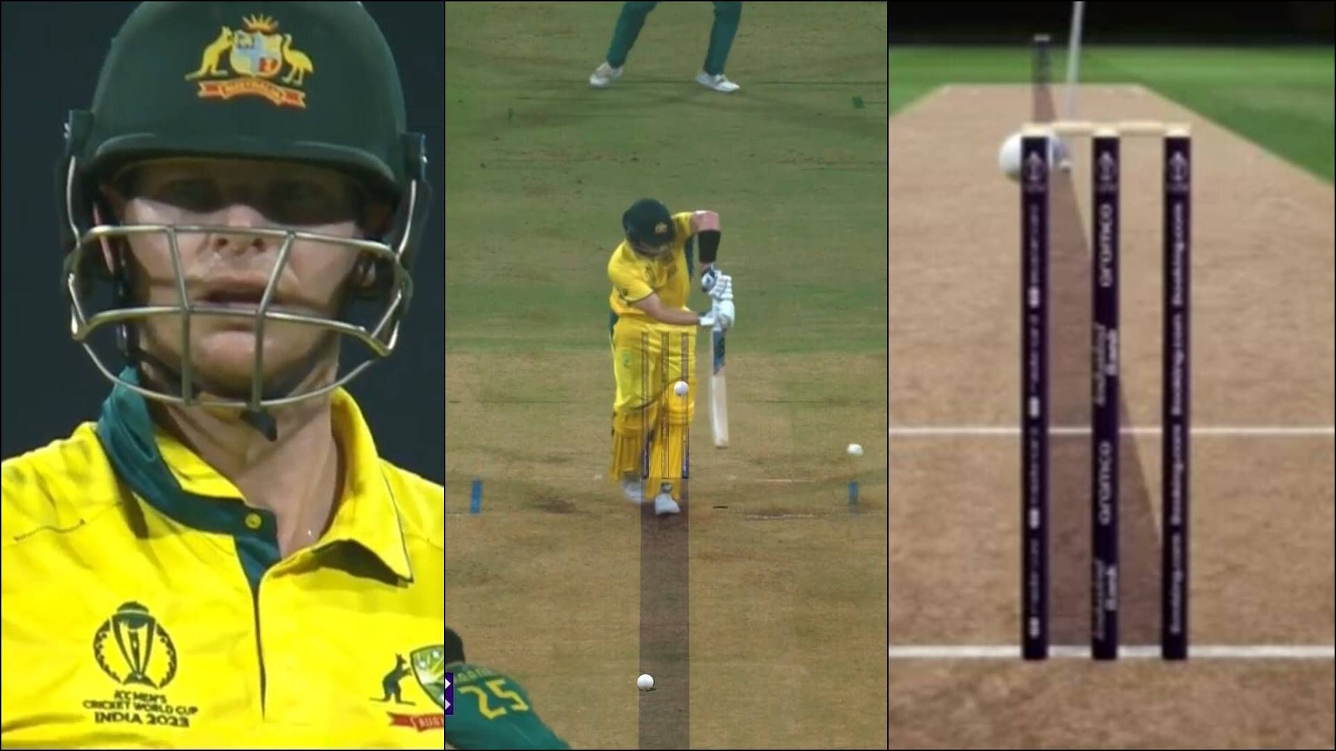 Watch: Steve Smith left shell-shocked by ball-tracking technology as he gets out lbw to Kagiso Rabada Watch: Steve Smith left shell-shocked by ball-tracking technology as he gets out lbw to Kagiso Rabada