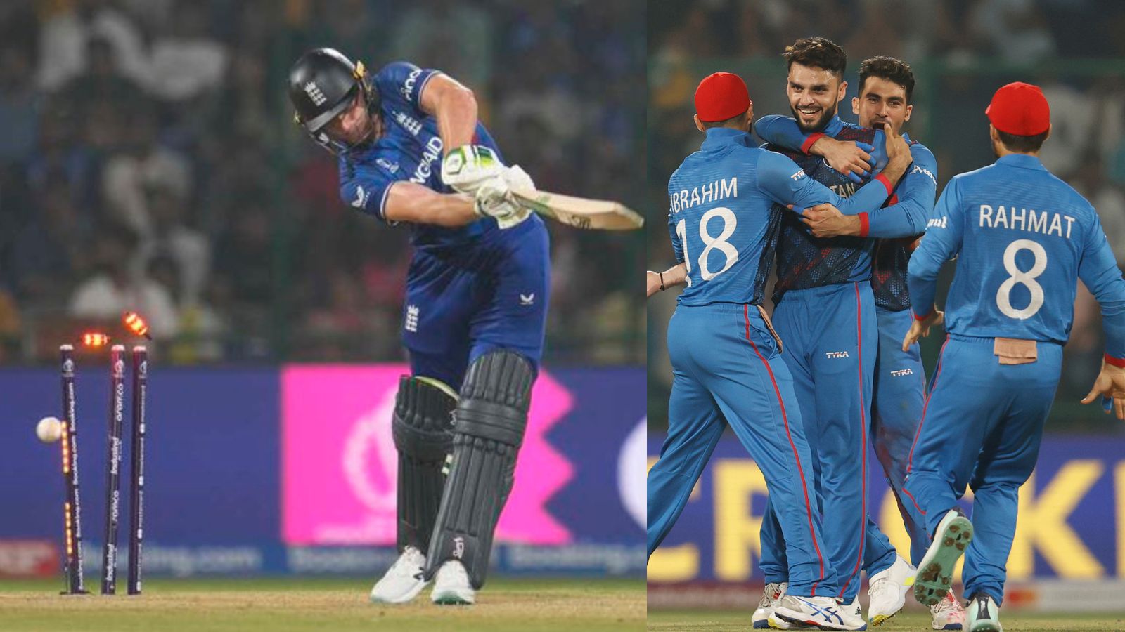 WATCH: Amid Kohli-Kohli chants, Naveen-ul-Haq castles Jos Buttler's stumps with stunner to leave England in lurch WATCH: Amid Kohli-Kohli chants, Naveen-ul-Haq castles Jos Buttler's stumps with stunner to leave England in lurch
