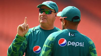 Pakistan team director Mickey Arthur's 'seemed like BCCI event' comment after 8-wicket loss to be reviewed by ICC Mickey Arthur and Babar Azam (File Photo: Getty Images)
