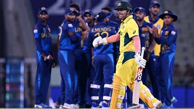 ‘The way he turned and swore at Joel Wilson’: Simon Doull wants David Warner to lose his match fee David Warner walks back to the dressing room after getting out lbw (Getty Images)