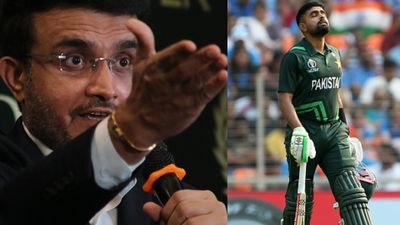 'This Pakistan can't handle pressure…': Sourav Ganguly's scathing attack on jolted Babar Azam's brigade India's former skipper Sourav Ganguly (left) and Pakistan's captain Babar Azam in this frame.