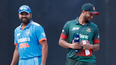 ODI World Cup, IND vs BAN Preview: India up against spirited Bangladesh in quest to secure fourth successive win Rohit Sharma (L) and Shakib Al Hasan (R)
