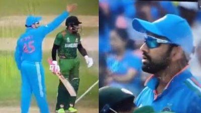 WATCH: Frustrated Rohit Sharma loses his cool after spectator brings India vs Bangladesh match to brief halt Rohit Sharma exploded in anger over a fan during the India versus Bangladesh match