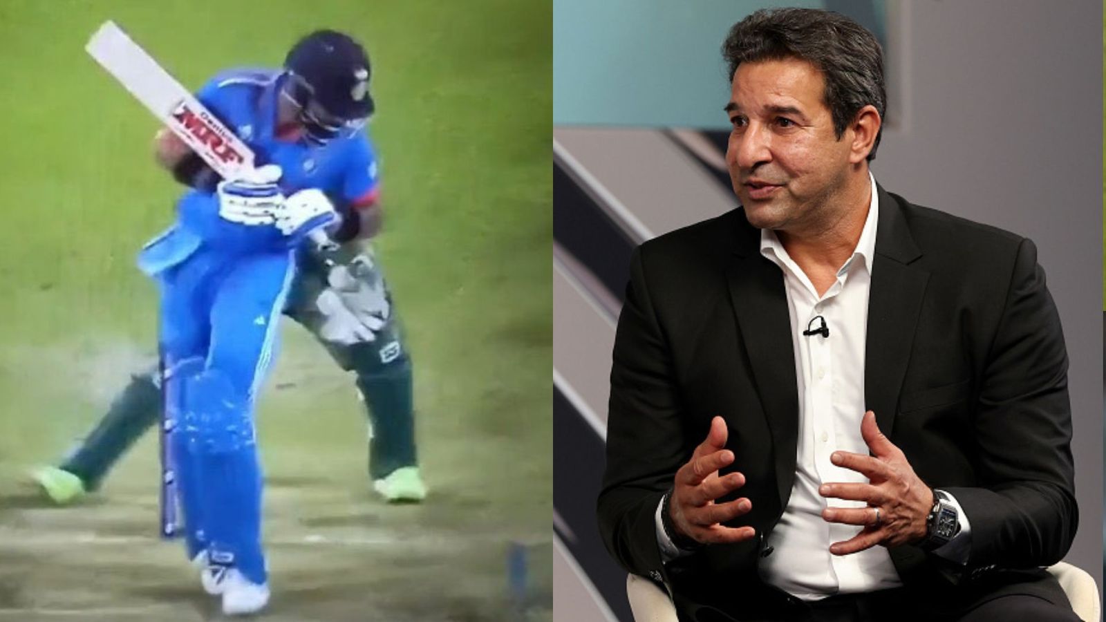 'One of those genuine mistakes. It was a wide ball, sure': Wasim Akram on umpire Richard Kettleborough's non-wide call with Virat Kohli on strike 'One of those genuine mistakes. It was a wide ball, sure': Wasim Akram on umpire Richard Kettleborough's non-wide call with Virat Kohli on strike