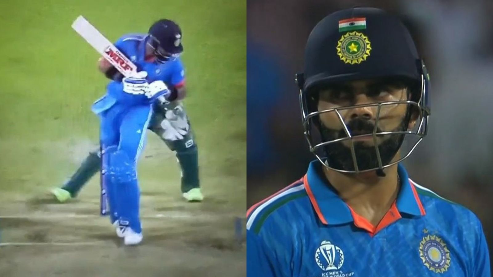IND vs BAN: Did Nasum Ahmed intentionally try to bowl a wide to stop Virat Kohli from scoring century? Shanto clarifies India batter Virat Kohli reacts after leaving the ball against Bangladesh.