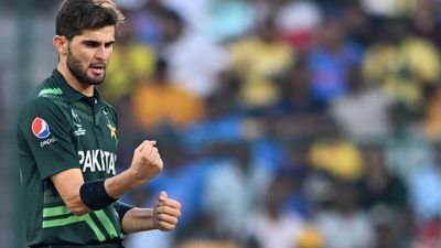 AUS vs PAK: Shaheen Afridi's 5/54 against Australia adds him to new Pakistan record with 2nd 5-wicket haul in World Cup Pakistan pacer Shaheen Afridi celebrating his five-wicket haul during the match against Australia in the ODI World Cup. (Getty Images)