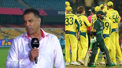 'Don't call me Pakistani': Waqar Younis makes astonishing 'half Aussie' remark post Pakistan's defeat against Australia Legendary Pakistani bowler Waqar Younis (left) and Mohammad Rizwan along with Australia players in this frame.