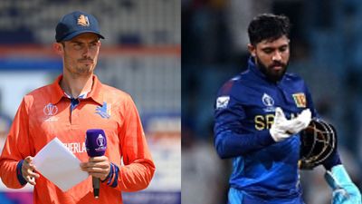 SL vs NED: Scott Edwards elects to bat, Sri Lanka make two big changes to their playing XI Scott Edwards (L) and Kusal Mendis (R).