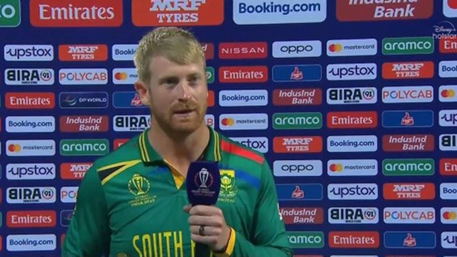 'This award needs to go to him': Heinrich Klaasen believes he doesn't deserve 'Player of the match' award despite 67-ball 109 'This award needs to go to him': Heinrich Klaasen believes he doesn't deserve 'Player of the match' award despite 67-ball 109