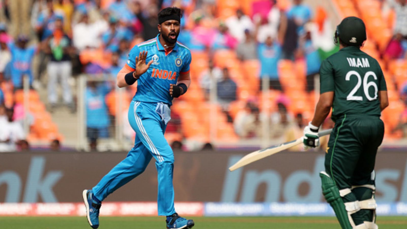 Rahul Dravid drops big hint at Hardik Pandya's replacement for India's World Cup clash against New Zealand India's star all-rounder Hardik Pandya in this frame.