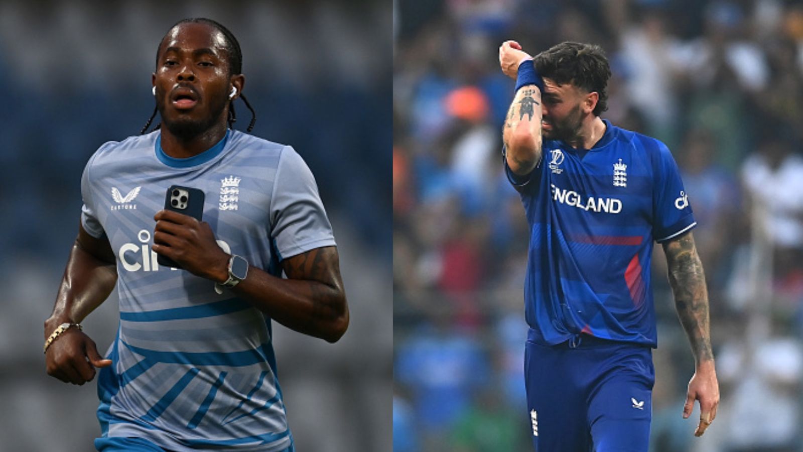 Will Jofra Archer replace Reece Topley in England's World Cup squad? Head coach gives his final verdict England's star bowlers Jofra Archer (left) and Reece Topley in this frame.