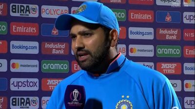 Rohit Sharma not worried about India's fielding fiasco against New Zealand, says 'these things happen' Rohit Sharma in the post-match presentation (Screengrab: Hostar)