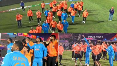 IND vs NZ: Excited Indian players step on field late night after 'Best Fielder' medal arrives from the sky; watch video Team India cricketers.