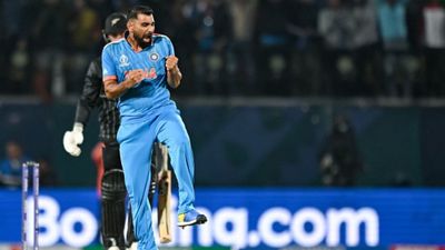 'Need to have a lot of might to keep him out:' After Shami's masterclass, Gautam Gambhir issues challenge to India team management Indian bowler Mohammed Shami celebrates a wicket vs New Zealand in the World Cup.
