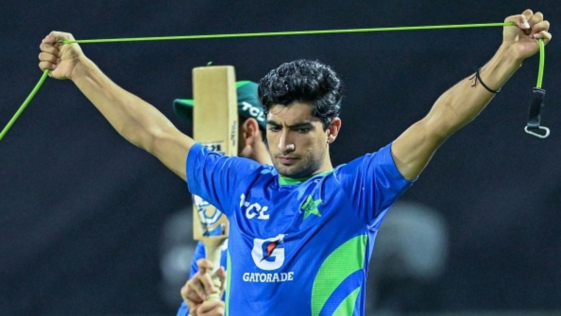 Pakistan making 'lame excuses for defeats': Virender Sehwag slams Babar Azam for blaming loss on Naseem Shah's absence File Pic of Pakistan pacer Naseem Shah during a training session.