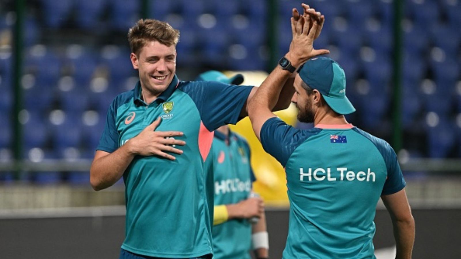 AUS vs NED: Travis Head still missing as Cameron Green returns in place of Marcus Stoinis; Check Playing XIs here Cameron Green in action during a training session vs Netherlands.