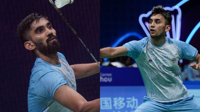 French Open 2023: Indian shuttlers Kidambi Srikanth and Lakshya Sen exit in first round Kidambi Srikanth (L) and Lakshya Sen (R).