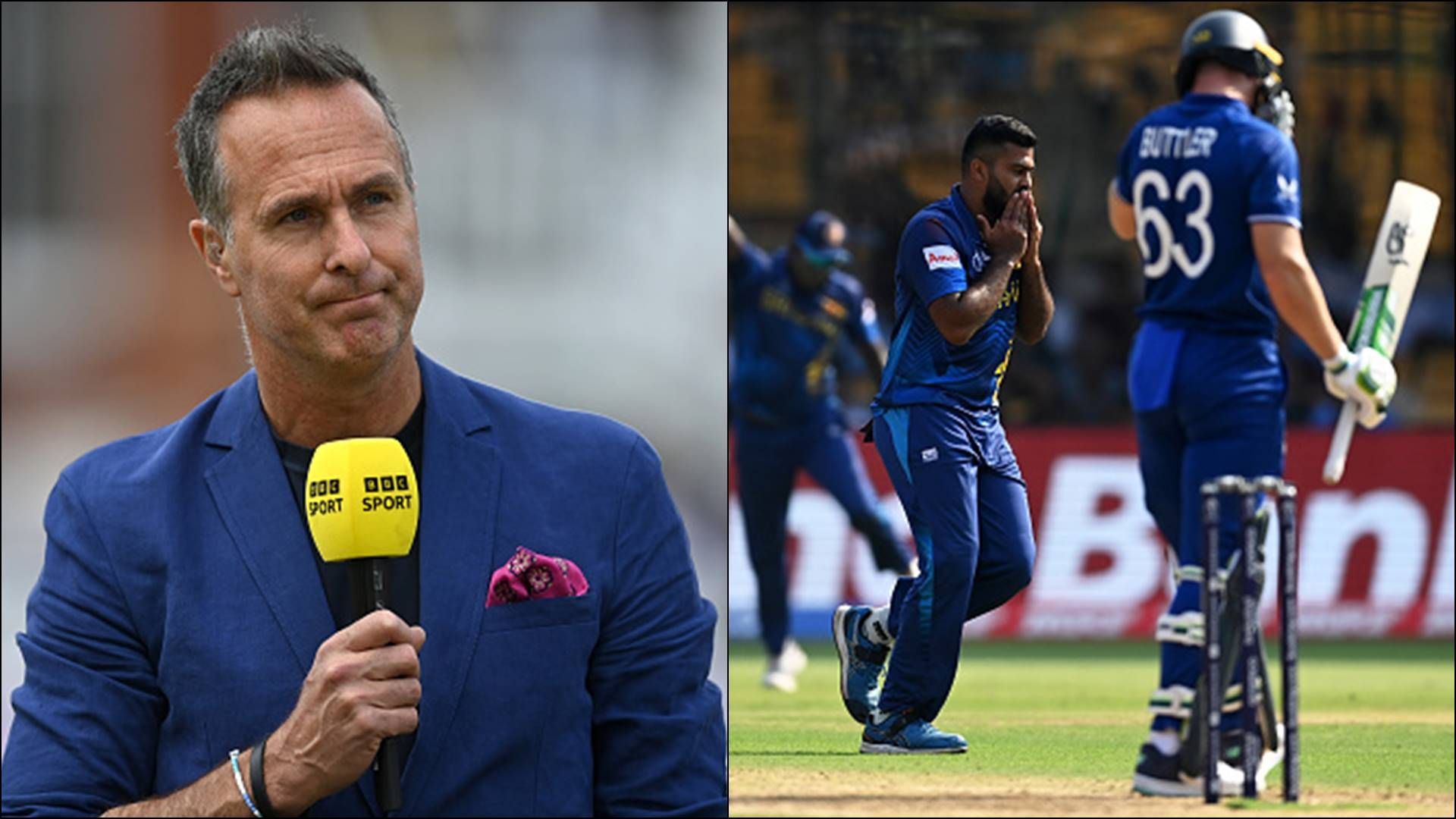 Michael Vaughan rips into England's horrendous World Cup performance, says 'we have had some stinkers ..' Jos Buttler after losing his wicket to Lahiru Kumara (Getty Images)