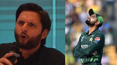 Shahid Afridi cracks whip at Babar Azam citing Inzamam-ul-Haq's example: '..they feel ashamed that my captain..' Legendary Shahid Afridi (left) and Pakistan skipper Babar Azam in this frame