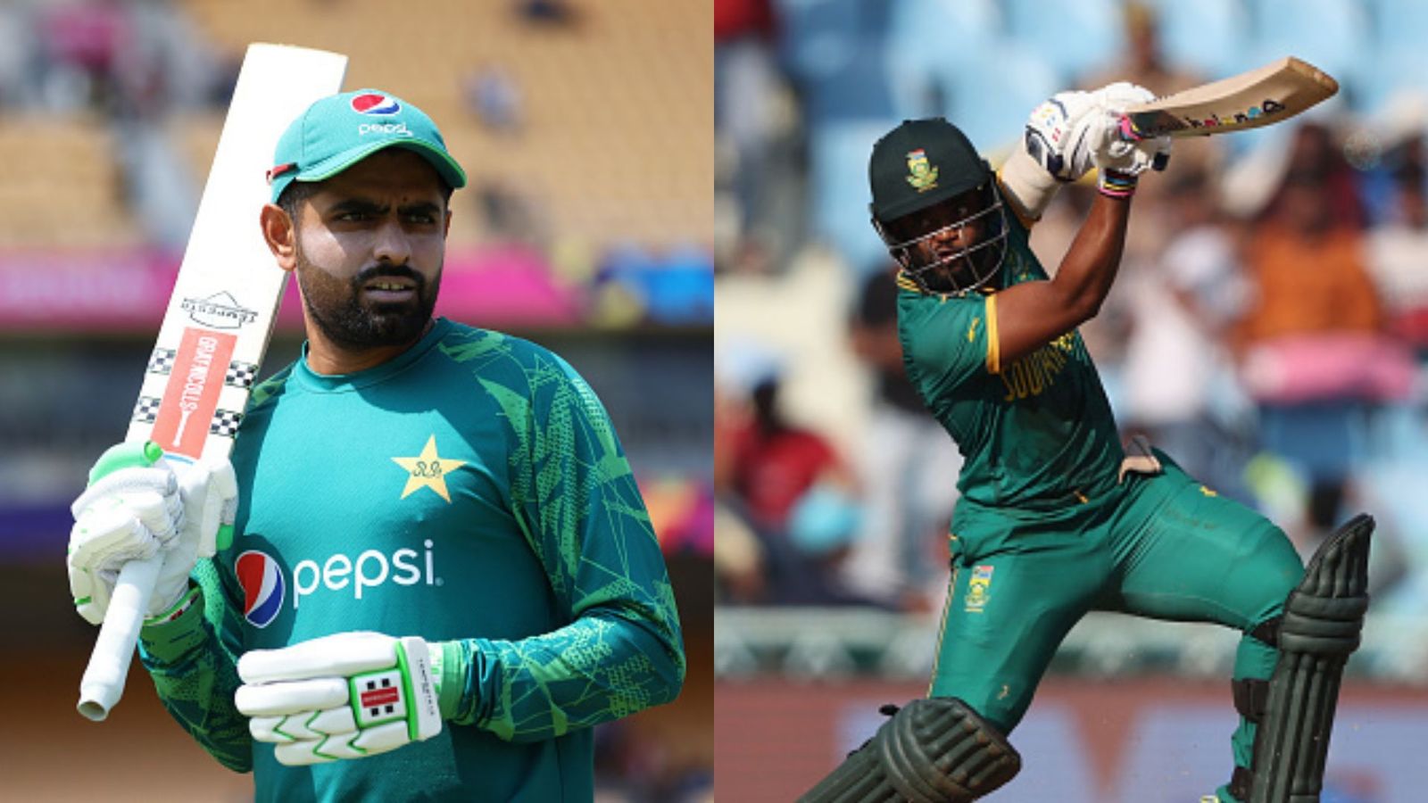 PAK vs SA: Babar Azam elects to bat and makes two changes, Temba Bavuma returns and makes three big changes Babar Azam (L) and Temba Bavuma (R).
