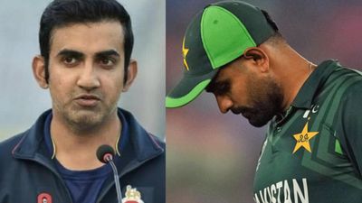 Gautam Gambhir rips apart Babar Azam after Pakistan's loss vs South Africa, says 'Real No.1 is the one who wins matches' Gautam Gambhir (left) and Pakistan skipper Babar Azam in this frame.