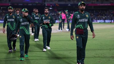'Captaincy was good but I don't understand...' — Wasim Akram points one Babar Azam mistake that cost Pakistan the match Pakistan skipper Babar Azam leads his team off the pitch. (Getty Images)