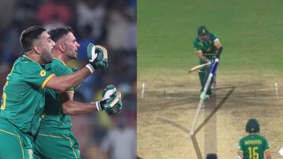 Tabraiz Shamsi finally reacts on contentious 'LBW decision' that scripted Pakistan's gut-wrenching defeat, says 'Keshav told me..' South Africa's Tabraiz Shamsi (left) and Keshav Maharaj in this frame.