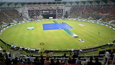 IND vs ENG, Weather Report: Is there any chance of rain interrupting play in Lucknow? Know here A general view of ground shows the covered pitch as rain stops the play during the Indian Premier League (IPL) Twenty20 cricket match between Lucknow Super Giants and Chennai Super Kings at the Ekana Cricket Stadium in Lucknow on May 3, 2023.