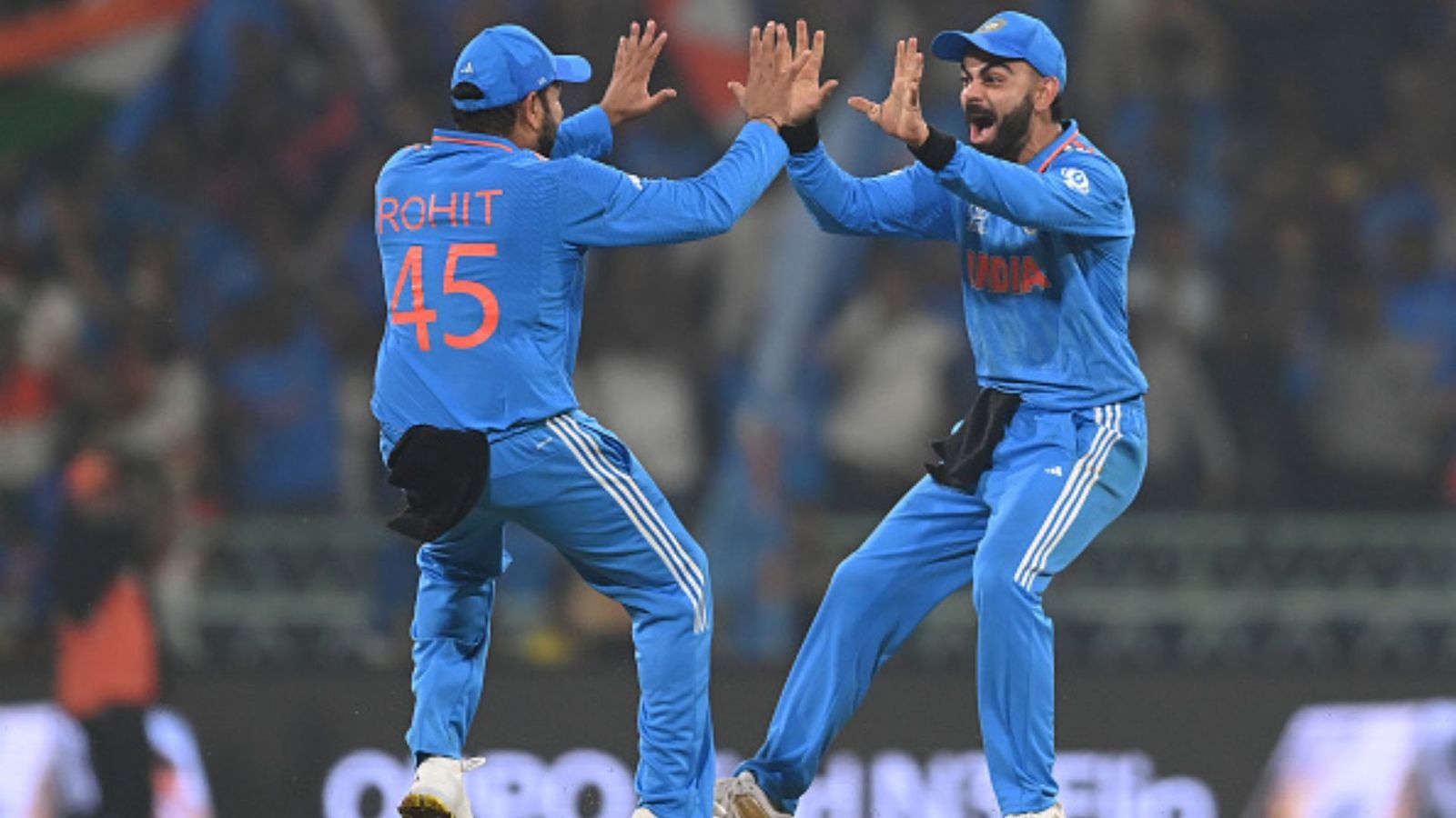 Rohit Sharma's Team India secures monumental World Cup feat after schooling England by 100 runs in Lucknow Rohit Sharma's Team India secures monumental World Cup feat after schooling England by 100 runs in Lucknow