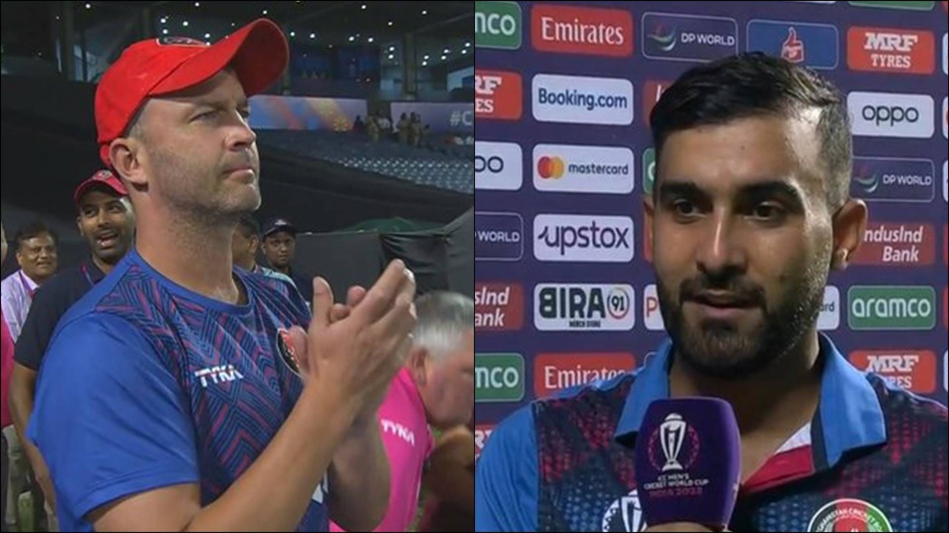 Afghanistan captain Hashmatullah Shahidi reveals head coach Jonathan Trott told him one word that changed his mindset Afghanistan coach Jonathan Trott (left) and captain Hashmatullah Shahidi (right) (Getty Images)