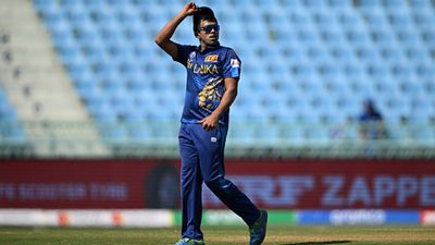 'It's challenging because..': Sri Lanka spinner Maheesh Theekshana reveals which injured star they miss the most and why Sri Lanka spinner Maheesh Theekshana during World Cup 2023 (Getty Images)