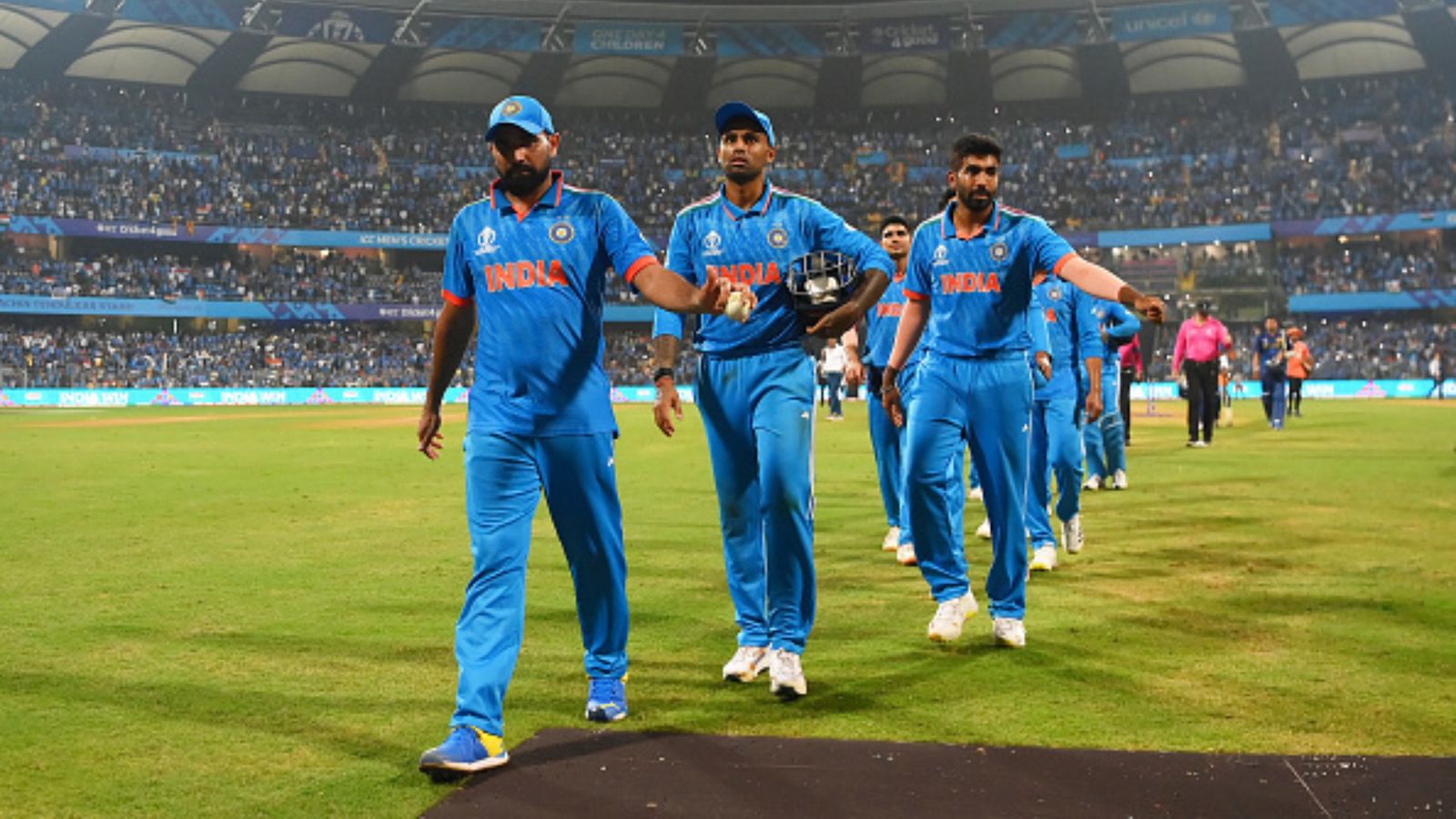 IND vs SL: Mohammed Shami divulges the bowling unit's recipe for success in the World Cup 2023 Indian pacer Mohammed Shami walks off the pitch after beating Sri Lanka.