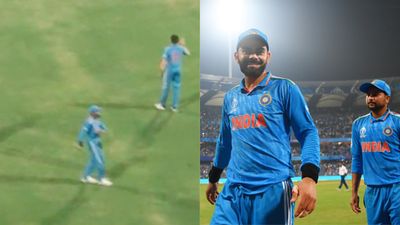 IND vs SL: Virat Kohli dances to 'My name is Lakhan' as Wankhede crowds go berserk Indian batter Virat Kohli during the World Cup match vs Sri Lanka.