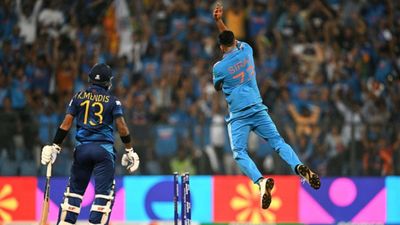 Sri Lankan Cricket in turmoil after 302-run loss to India; Board seeks 'urgent' answers from coaching staff, selectors India's Mohammed Siraj (R) celebrates after taking the wicket of Sri Lanka's captain Kusal Mendis during the 2023 ICC Men's Cricket World Cup one-day international (ODI) match between India and Sri Lanka at the Wankhede Stadium in Mumbai on November 2,