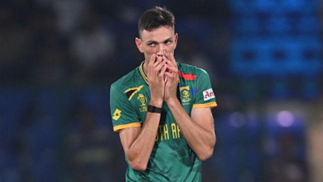 IND vs SA: Marco Jansen secures unwanted record with 10-ball over against India in Kolkata South Africa seamer Marco Jansen.