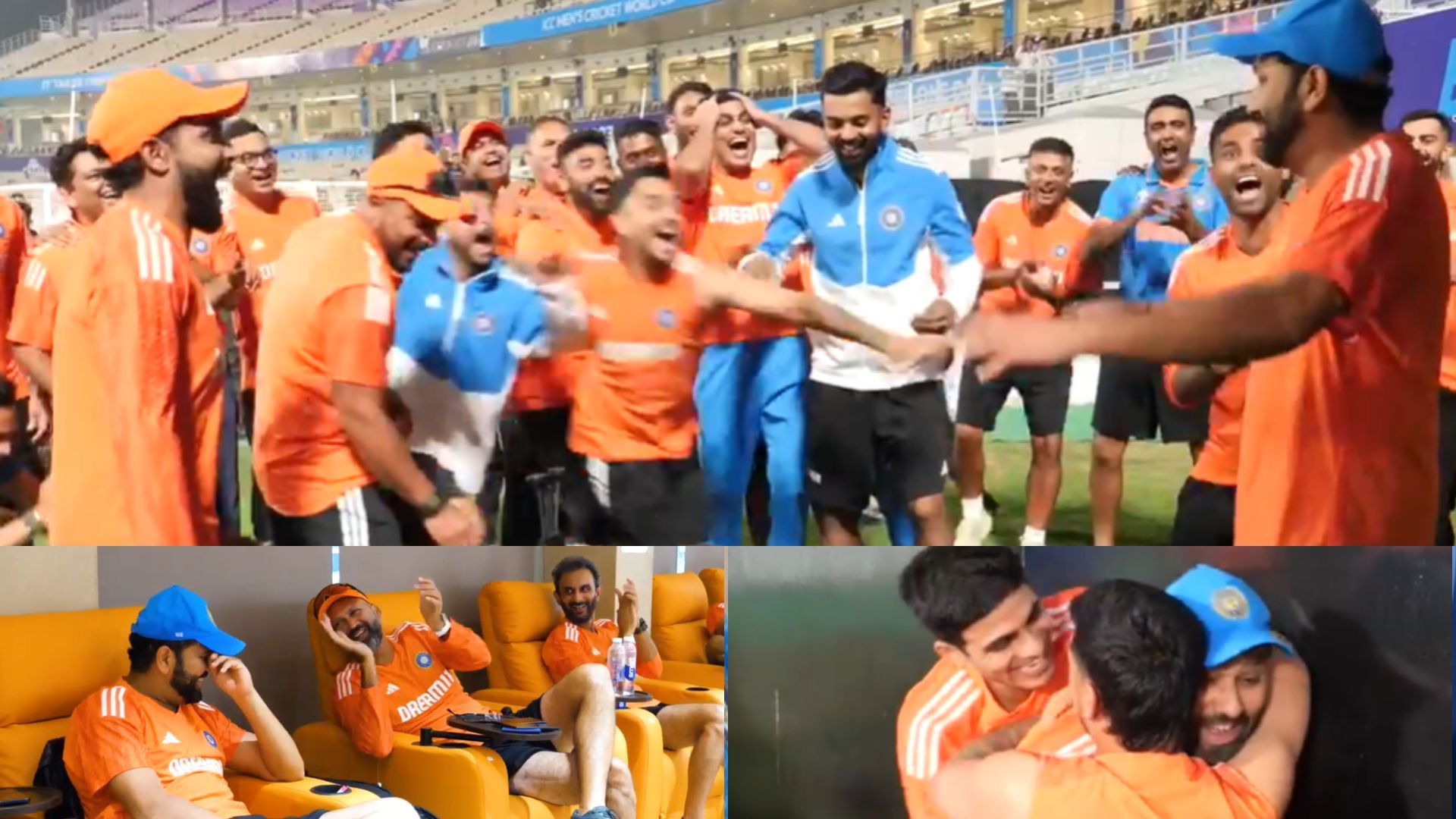 WATCH: Ishan Kishan, Subhman Gill mob Rohit Sharma after Indian captain bags 'Best Fielder' medal; video goes viral Indian players during 'Best Fielder' medal presentation.