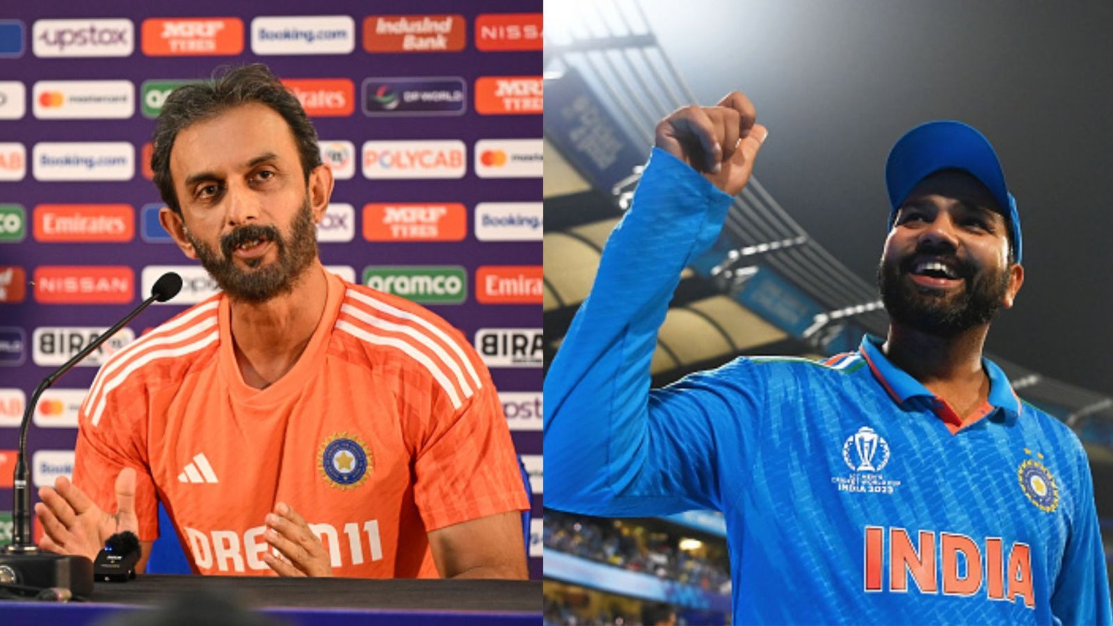 ‘It's absolutely Rohit's idea…’: Batting coach Vikram Rathour impressed by India captain's attacking style Batting coach Vikram Rathour and Indian captain Rohit Sharma in the file photo. (Getty)