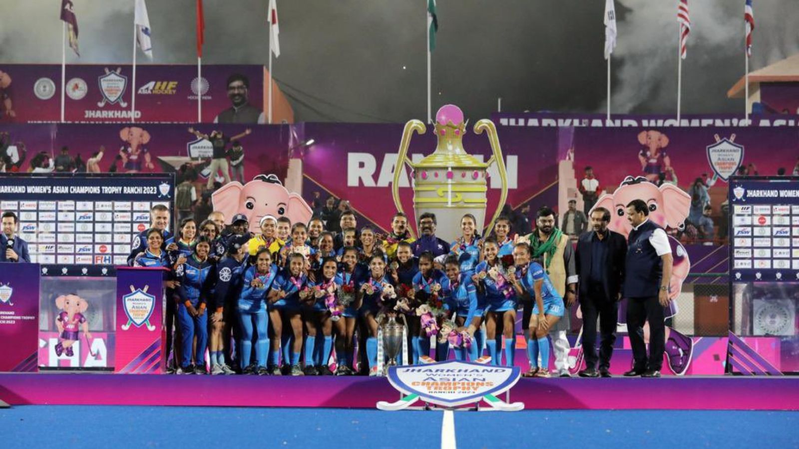 Indian hockey team grouped with higher-ranked Germany for women's hockey Olympic Qualifier India defeats Japan 4-0 in the Women’s Asian Champions Trophy 2023