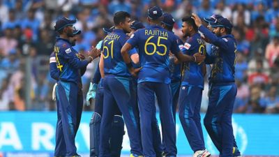 Drama ensues within Sri Lankan Cricket: Whole board reinstated by Court of Appeal after pending full hearing Sri Lanka's Dilshan Madushanka celebrates the wicket of India's Suryakumar Yadav during their ODI World Cup match.