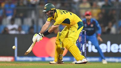 All the records Glenn Maxwell broke his impossible 201-run knock while battling cramps in hot and humid Mumbai weather Glenn Maxwell plays a reverse scoop during his unbeaten 201 against Afghanistan (Getty Images)