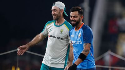 'Only you could have done this': Virat Kohli applauds Glenn Maxwell's performance as Australia seal semi-final berth India's Virat Kohli and Australia's Glenn Maxwell interact prior to a match.