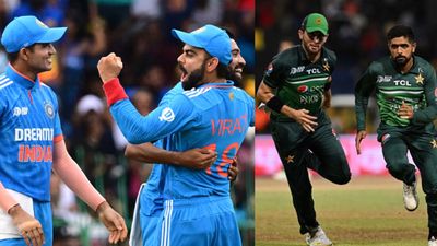 Shubman Gill, Mohammed Siraj dethrone Babar Azam and Shaheen Afridi to become World no.1 in ICC Rankings Left: India's Shubman Gill along with Mohammed Siraj and Virat Kohli. Right: Pakistan's Babar Azam and Shaheen Afridi. (Getty)